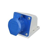 Câble électrique DIY GO 32 A 3 broches 2P+E, connecteur extérieur étanche, prise industrielle 220 V-240 V, boîte de jonction IP44(123)