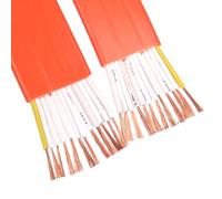 câble électrique en PVC, Câble plat flexible TVVB 12 conducteurs 0,75-2,5 mm² for portes coulissantes escamotables électriques(100ft,12c-1.5mm2)