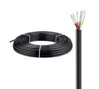 câble électrique en PVC, Fil flexible UL2517 6 conducteurs en cuivre et étain, 28-18 AWG, isolation PVC, 25-160 pieds, for câblage interne de contrôle(160ft,28AWG-6C)