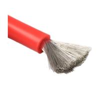 Câble Électrique en Silicone De 1 À 10M, 30 28 26 24 22 20 18 16 14 12awg, for Batterie Panneau Solaire Voiture Automobile(Red 8M,16AWG)