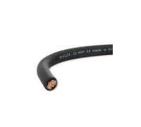 CABLE ELECTRIQUE EXTRA SOUPLE BATTERIE SOUDAGE NOIR 25 mm² - 10 METRES