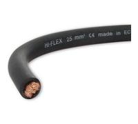 cable electrique extra souple batterie soudage noir 25 mm² - 10 metres - Oc-pro Noir G