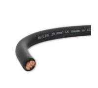 CABLE ELECTRIQUE EXTRA SOUPLE BATTERIE SOUDAGE NOIR 35 mm² - 25 METRES