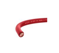 CABLE ELECTRIQUE EXTRA SOUPLE BATTERIE SOUDAGE ROUGE 25 mm² - 5 METRES