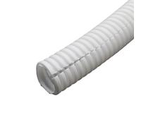 Câble électrique flexible. Douille protectrice isolée par blanc de tube ondulé de conduit de pp for le fil 7.5-34.5mm(AD 34.5mm x ID 29mm 10 meter)