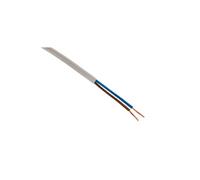Câble électrique H03VVH2-F 2x0,75mm² blanc - 10m - Zenitech