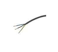 Zenitech Câble d'alimentation électrique H05VV-F 3G1,5 mm² Gris – 25 m