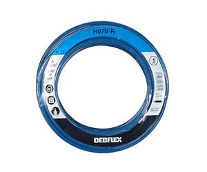Câble électrique HO7 V-R 6 mm² de 5 à 50 mètres OU au mètre - Couleur/Longueur: bleu / 5 mètres