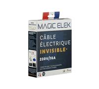 - Câble électrique invisible ultra plat 3M 230V/16A ¿ 3 LIGNES - disparaît sous peinture, papier peint, carrelage¿ Fini les goulottes passe câble¿