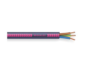 Câble électrique rigide Miguelez N1X6G3-U Bleu 1,5mm² LSZH, bobine de 50m