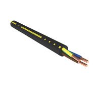 Câble électrique rigide R2V 3G1,5 mm² 100m noir