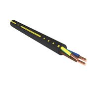 Câble électrique rigide R2V 3G1,5 mm² 50m noir