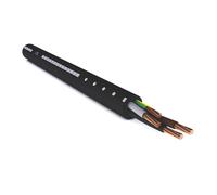 Câble électrique rigide R2V 4G1,5 mm² 50m noir