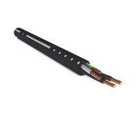 Câble électrique rigide R2V 4G1,5mm² 100m bobine, noir