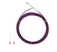 Câble électrique, ruban de tirage for fil électrique, dispositif de traction de câble de 5 mètres et 25 mètres, extracteur de câble, outils manuels for électricien de construction(PURPLE,20meter)