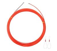 Câble électrique, ruban de tirage for fil électrique, dispositif de traction de câble de 5 mètres et 25 mètres, extracteur de câble, outils manuels for électricien de construction(Orange,20meter)