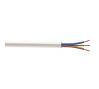 Câble électrique souple HO5VV-F 3G1,5 mm² 25m blanc