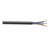 Câble électrique souple HO5VV-F 3G1,5 mm² 25m noir