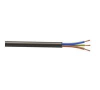 Câble électrique souple HO5VV-F 3G1,5 mm² 50m noir