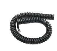 Câble électrique spiralé Extensible à Ressort, Câble Noir de 1,2 m, Fils à Broches multiconducteurs, 0,2 mm, 0,5 mm, 1,5 mm, Peut Prolonger la résistance à la Traction.(3 Core,24 AWG 0.2mm)