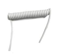 Câble électrique spiralé Extensible à Ressort, Câble spiralé à 3 conducteurs en cuivre Pur Haute Puissance 15 AWG 1,5 mm² Grand câble Ressort hélicoïdal(Stretch 10 Meter)