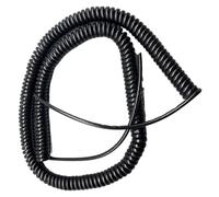 Câble électrique spiralé Extensible à Ressort, Cordon d'alimentation rétractable 24 AWG 0,2 mm, 4 conducteurs en cuivre, Extensible et résistant à la Traction(Stretch 2.5 Meters)