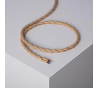 Câble Électrique Textile Tressé Natural 1 m