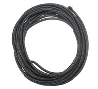 Câble électrique tressé Câble d'alimentation monobrin 3 conducteurs 0,75 mm² 8 A 10 m, tressé en tissu multicolore(Black)