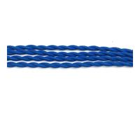 Câble électrique tressé Cordon d'alimentation en tissu multicolore à 2 conducteurs, 2 x 0,75 mm, 250 V, 1 à 30 mètres(Blue,30 Meters)