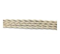 Câble électrique tressé Cordon d'alimentation en tissu multicolore à 2 conducteurs, 2 x 0,75 mm, 250 V, 1 à 30 mètres(Beige,30 Meters)