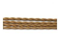 Câble électrique tressé Fil électrique en cuivre recouvert de tissu, 2 x 0,75 mm, 250 V, multicolore, plusieurs tailles(Auburn,8Meter)