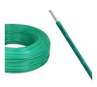 Câble électronique UL1569 14-30 AWG, isolé en PVC, résistant à l'huile, en cuivre étamé, 10 m, for éclairage LED et appareils électroménagers(Green,14AWG)