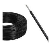 Câble électronique UL1569 14-30 AWG, isolé en PVC, résistant à l'huile, en cuivre étamé, 10 m, for éclairage LED et appareils électroménagers(Black,18AWG)