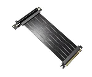Câble élévateur PCIe - extension GPU flexible | Ligne de transmission de données à grande vitesse, adaptateur de prise à angle droit pour un flux d'air amélioré, performances efficaces de la carte gra