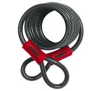 ABUS Câble antivol 1850 – 8 mm x 185 cm – Noir