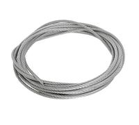 Câble en acier, Câble flexible en acier inoxydable for corde à linge, 100 mètres de diamètre, 0,5/1/2/3/4/5/6/8 mm(Diameter 1.2mm,2 Meter)