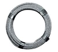 Câble en acier D. 5,0 - 6,0 mm L. 10 m 6 x 12 + 1 FE charge de rupture min 9,19 Quantité:1