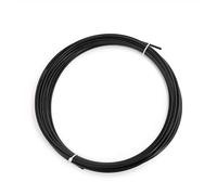 Câble en acier inoxydable 304 50/100 m, vert, rouge, noir, avec revêtement plastique, diamètre 1 à 6 mm après(Black,100M-2MM AFTER COATING)