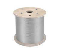 Câble en Acier Inoxydable Diamètre 6,4 mm 61 m Résistance Rupture 2900 kg