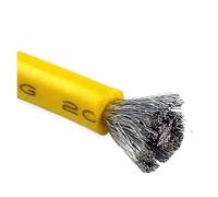 Câble en Caoutchouc De Silicone 1/2/3/5/10/20m 15 17 AWG, Fils Électriques Souples for Connexion Terminal Commutateur, Câblage D'appareil Électrique(Yellow,10m 15 AWG)