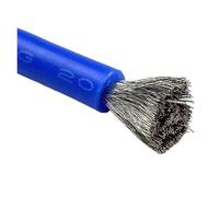 Câble en Caoutchouc De Silicone 1/2/5/10/20m 11 13 AWG, Fils Électriques Souples for Connexion Terminal Commutateur, Câblage D'appareil Électrique(Blue,2m 13 AWG)