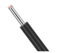 Câble en cuivre Dur PVC de 6/7/8/9M, rallonge électrique à Noyau Unique étamé, Cordon d'alimentation électronique Noir et Rouge(1007-Black-Hard 8m,18 AWG)