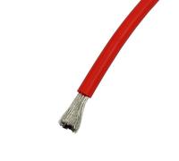 Câble en cuivre étamé fin, souple et pliable, résistant aux hautes températures, silicone extra-souple rouge(18 AWG,10m)