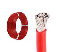 Câble En Cuivre Étamé UL 1430, Âme En Cuivre Étamé Toronné Flexible 18-28 AWG, Isolation PVC, Fil Électrique Haute Température For Applications Automobiles(50ft,26AWG)