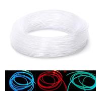 Câble en fibre optique à lueur latérale en PMMA de 1,5/2/3/4 mm de diamètre pour feux de voiture, 2 m, compatible avec moteur illuminateur pour décorations en fibre optique (2 mm)