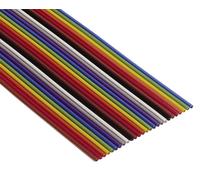 Câble en nappe 3M 3302/64 100 SF Pas: 1.27 mm 64 x 0.08 mm² multicolore Marchandise vendue au mètre