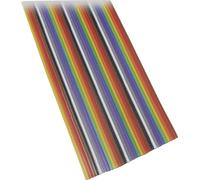 Câble en nappe BKL Electronic 10120158/10 Pas: 1.27 mm 16 x 0.08 mm² multicolore 10 m