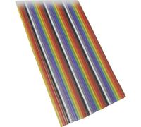 Câble en nappe BKL Electronic 10120161/3 Pas: 1.27 mm 26 x 0.08 mm² multicolore 3 m