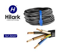 Câble H07RN-F 5x1,5 (5g1,5 mm2) de 50m - Câble de Chantier et Industrie Pour l'Extérieur