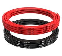Câble en Silicone 14 AWG 5 Mètres Flexible, Résistant aux Hautes Températures Idéal pour Projets Electroniques, Connecteur pour Ankeway, Câbles
